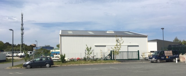 façade sud du hangar nautique